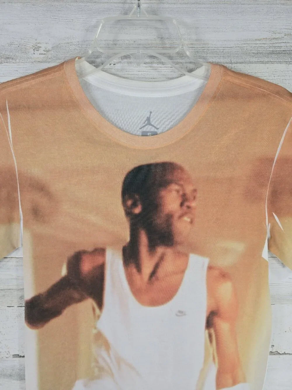 Nike Air Jordan 23 MJ Photo All Over Printed Basketball T-Shirt MEN'S SIZE SMALL